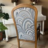 Fauteuil voltaire retapissé