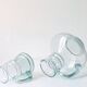 Vintage hand-blown glass carafe and jug set by Mars Kristall.