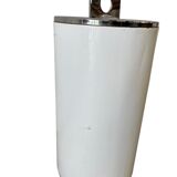 Vintage pedestal ashtray / floor ashtray with chrome accent