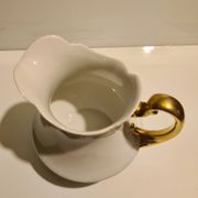 Limoges Porcelain Milk Jug P.N.L. decoration Floral frieze