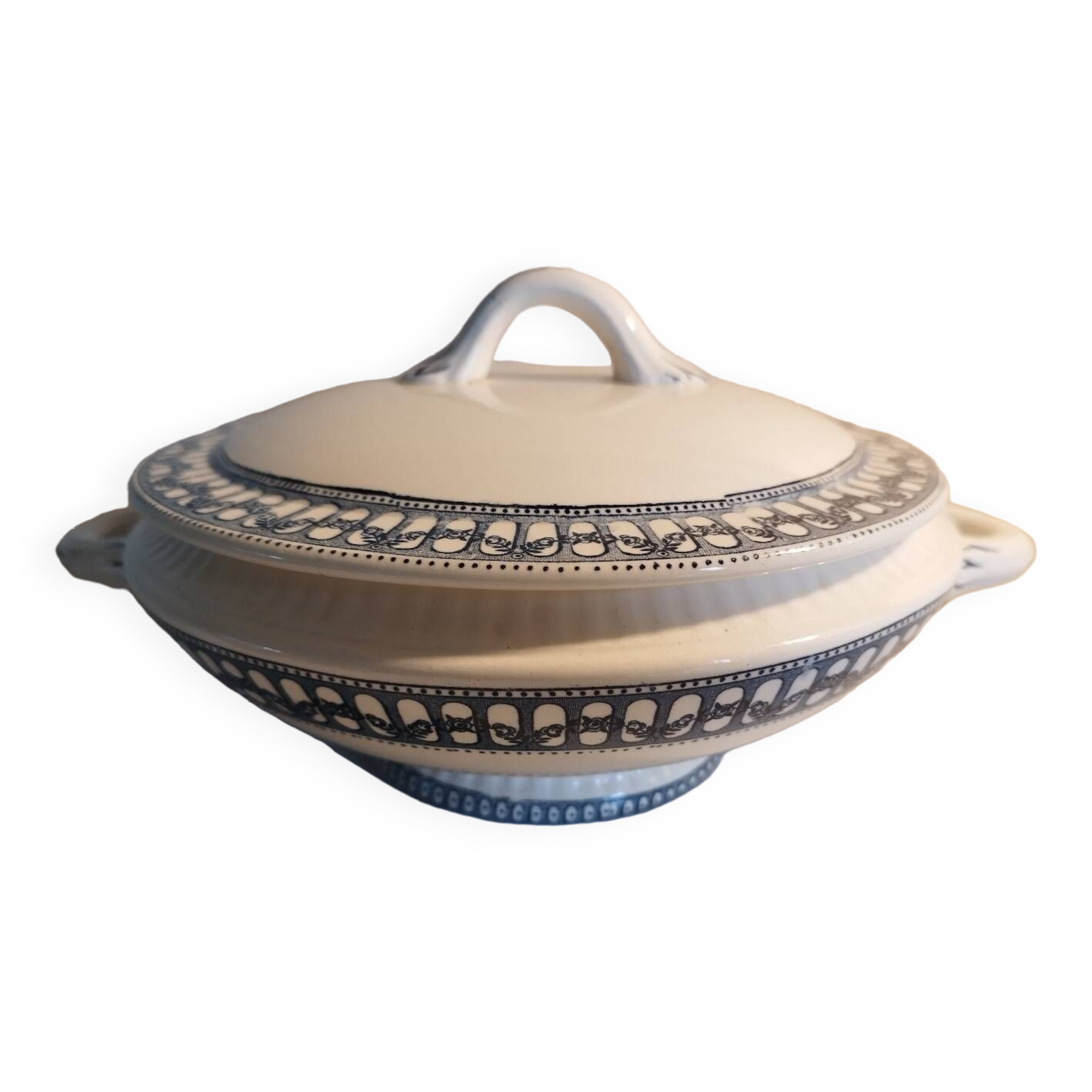 Soup tureen Salins Terre de Fer
