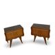 Paire de tables de chevet italiennes, milieu XXème