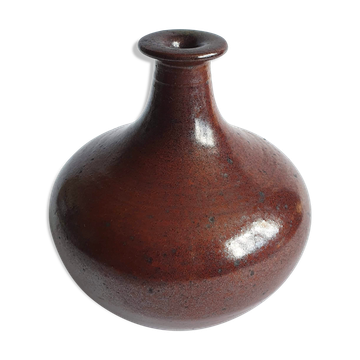Signed sandstone vase