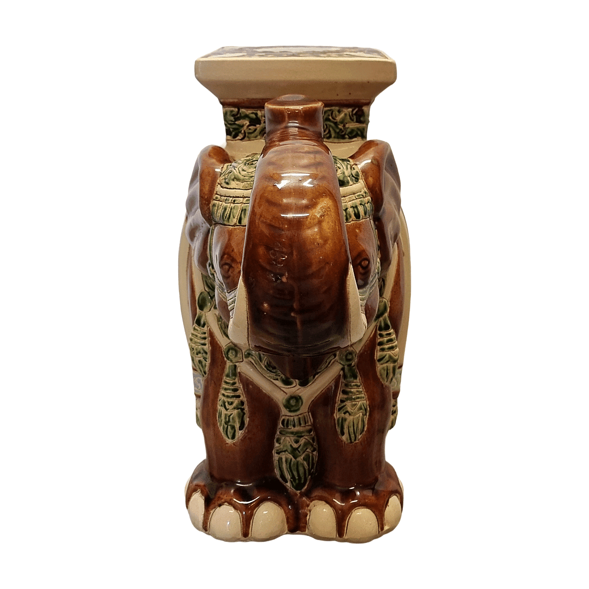 Vintage ceramic elephant from the 1970s