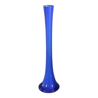 Blue soliflore vase