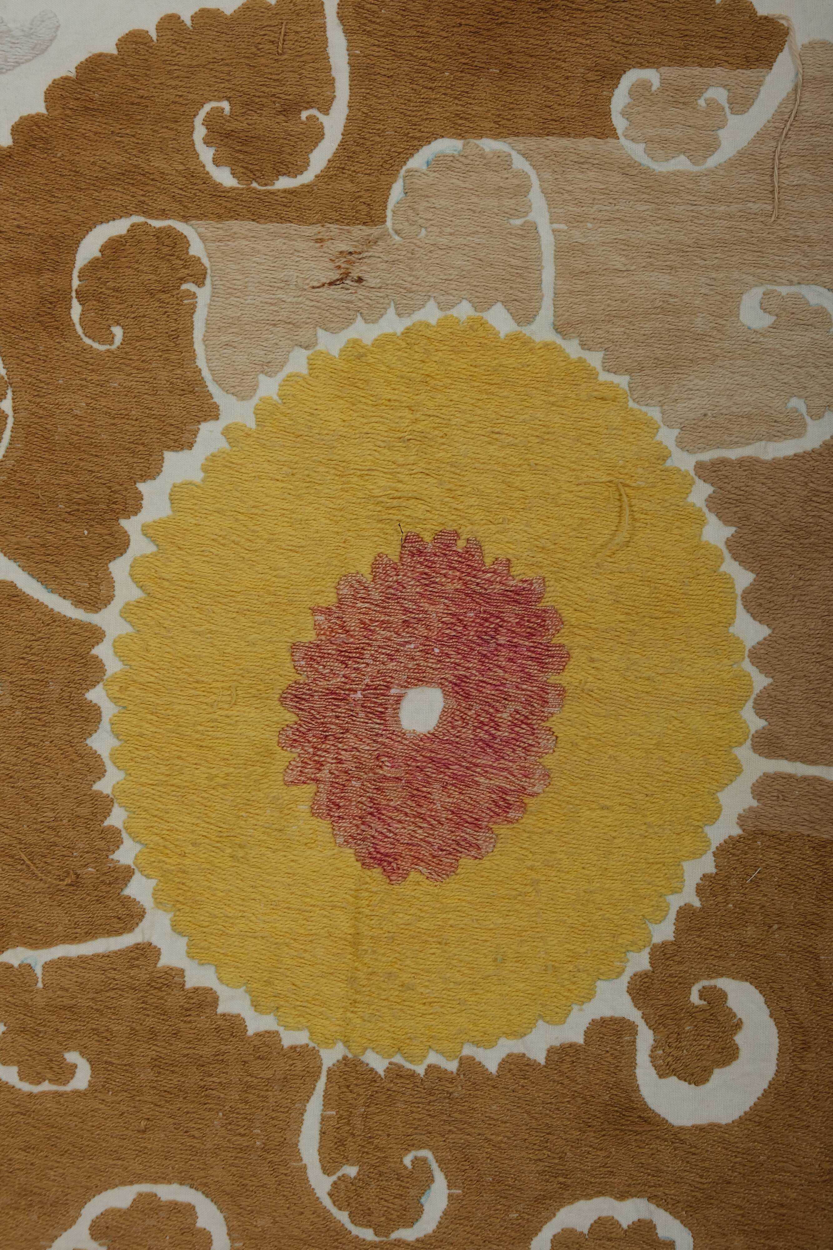 Hand knotted rug, vintage Turkish rug 68x105 cm