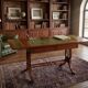 Regency-style writing desk / English style with lyre legs