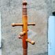 Old wooden coat rack