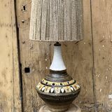 G Pelletier ceramic lamp