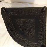 Cast iron corner shelf