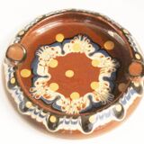 e-mail and clay ashtray