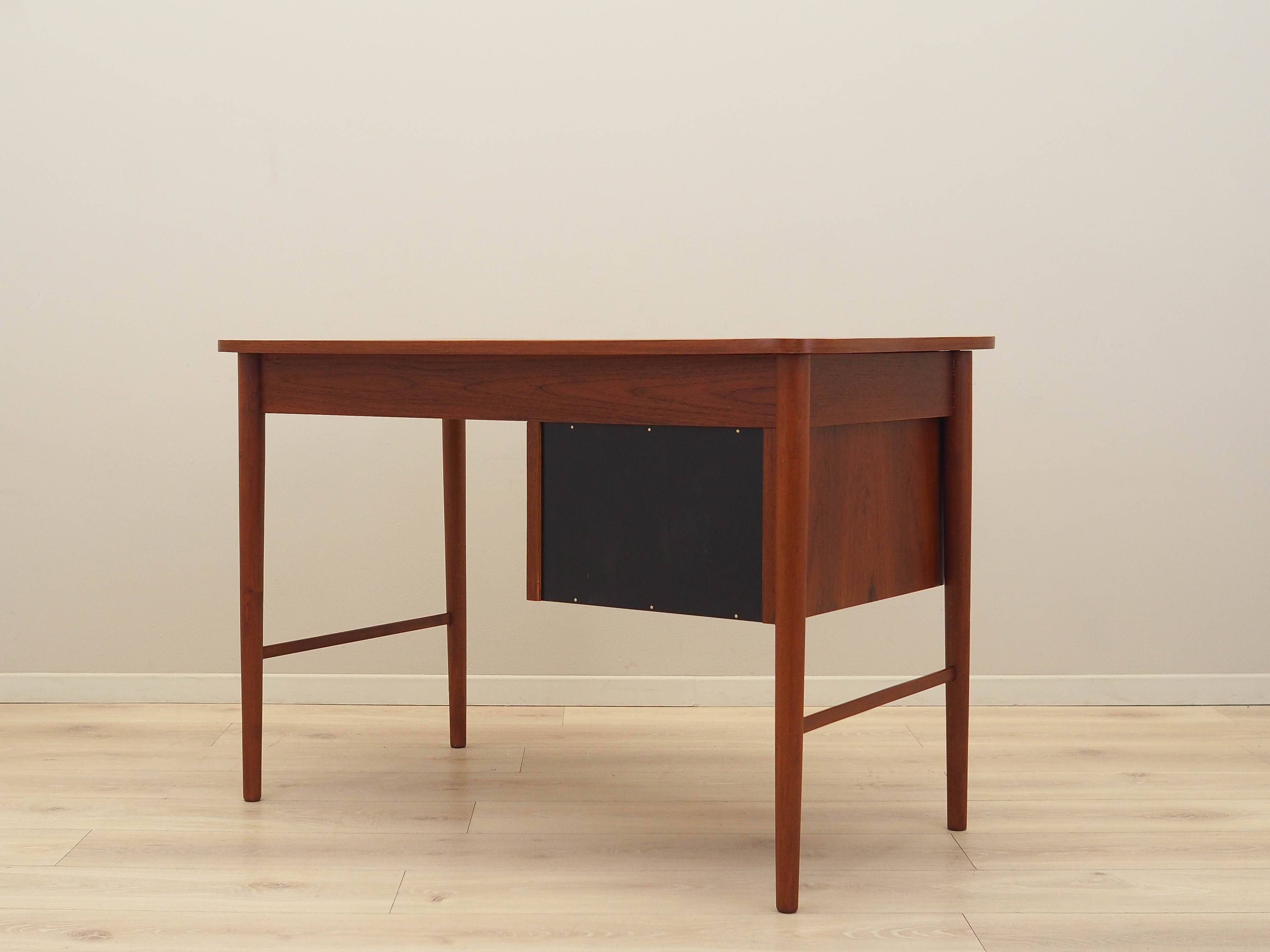Teak desk, Danish design, 1960s, production: Denmark
