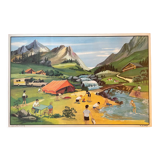 Ogé Hachette poster "camping / winter"