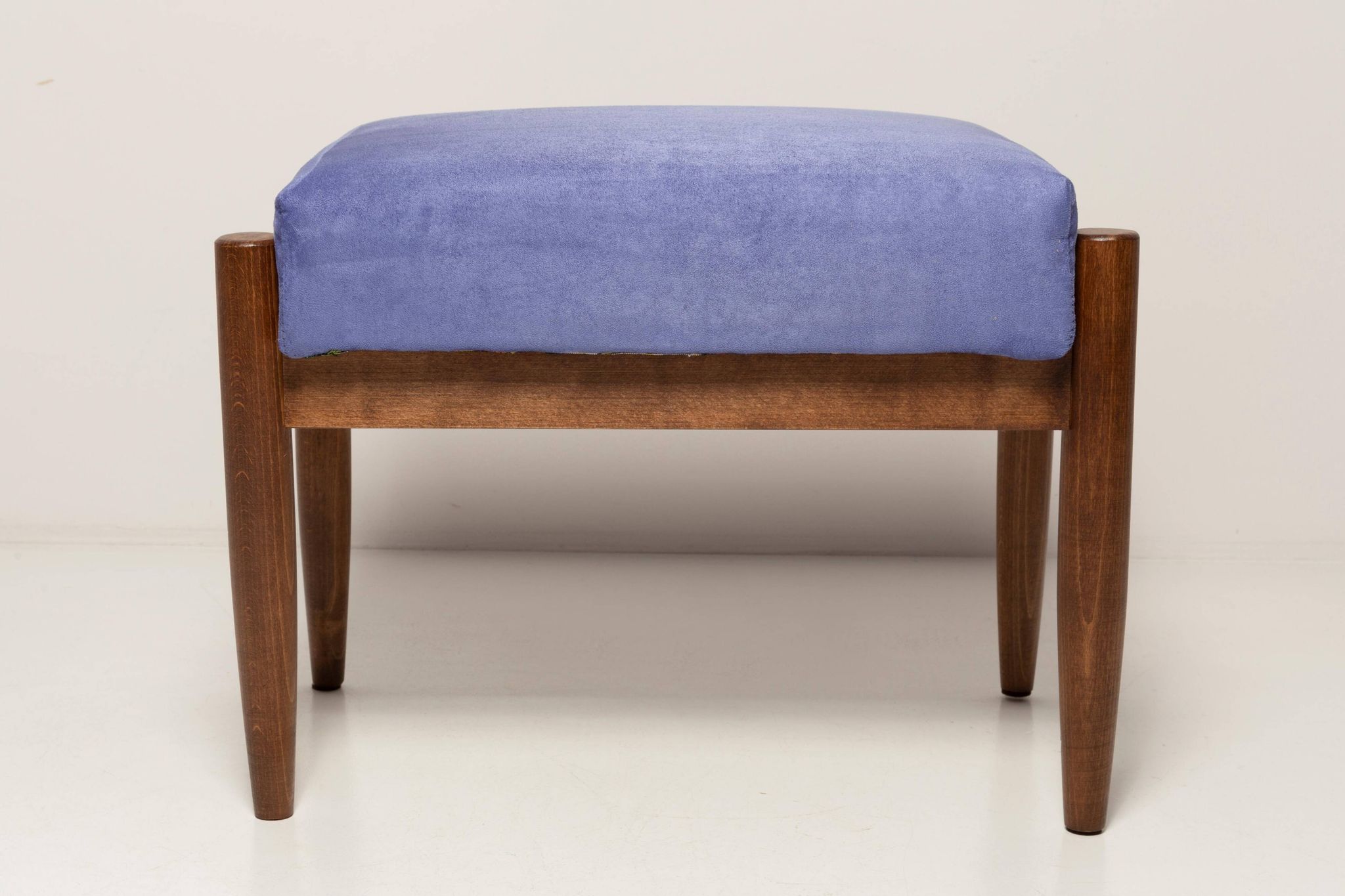 Vintage Violet Stool Mid-Century Violet, Edmund Homa, 1960s