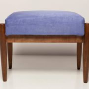 Vintage Violet Stool Mid-Century Violet, Edmund Homa, 1960s