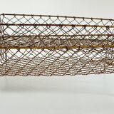 Stackable banks vintage brass wire