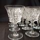 Set of 12 Baccarat Piccadilly Cut Crystal Red Wine Goblets