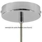 Suspension globe en opaline