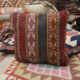 Geometric Cushion Cover Tribal Wool Scatter Pillow