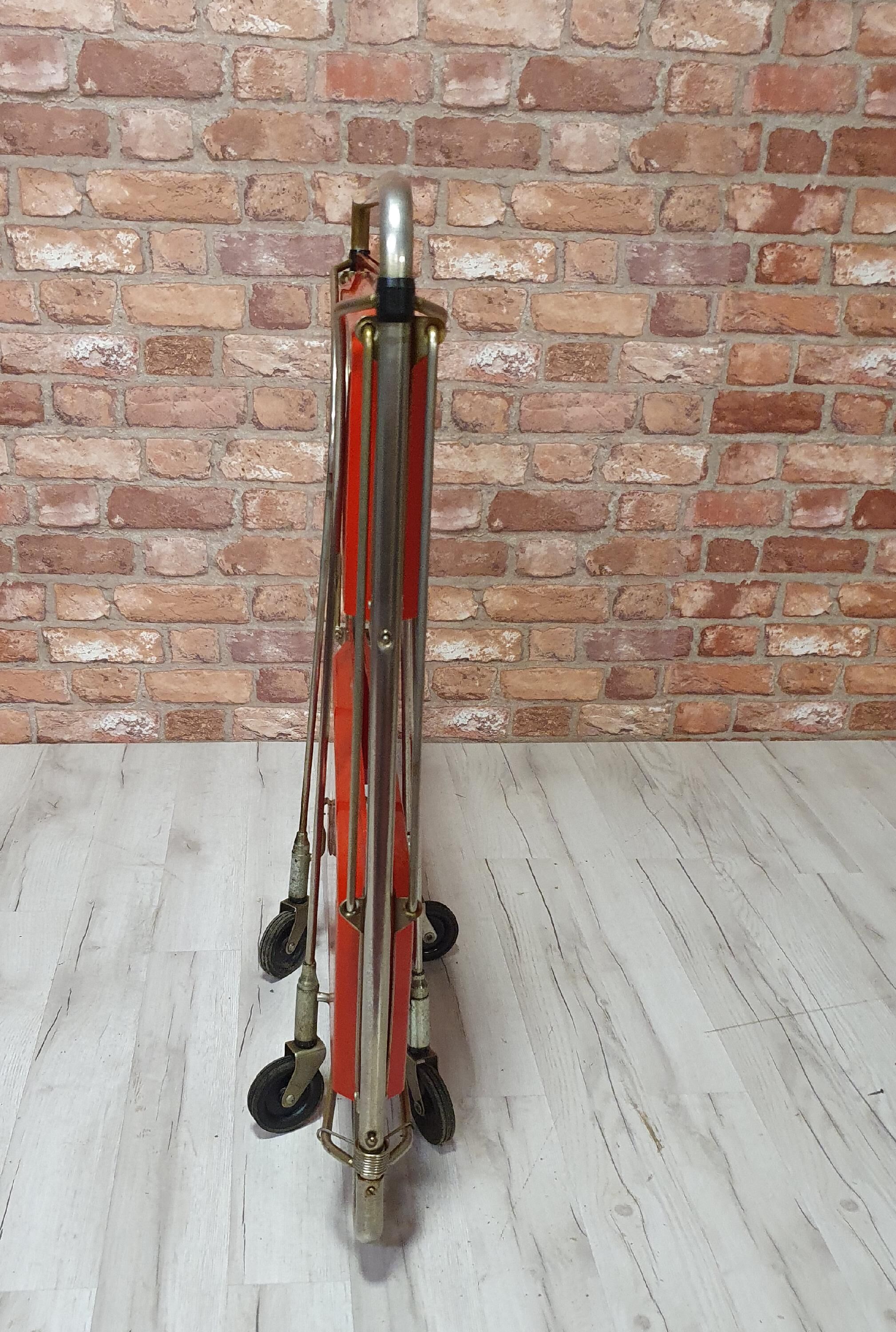 Foldable bar on wheels, Germany, 1970s Bremshey Dinett