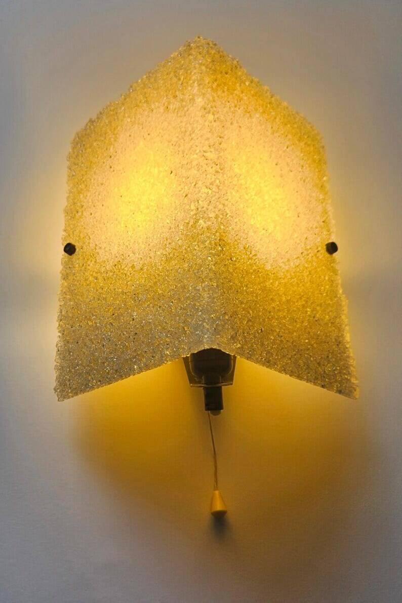 Rare Midcentury Lucite Wall Lamp Pokrok, 1960s