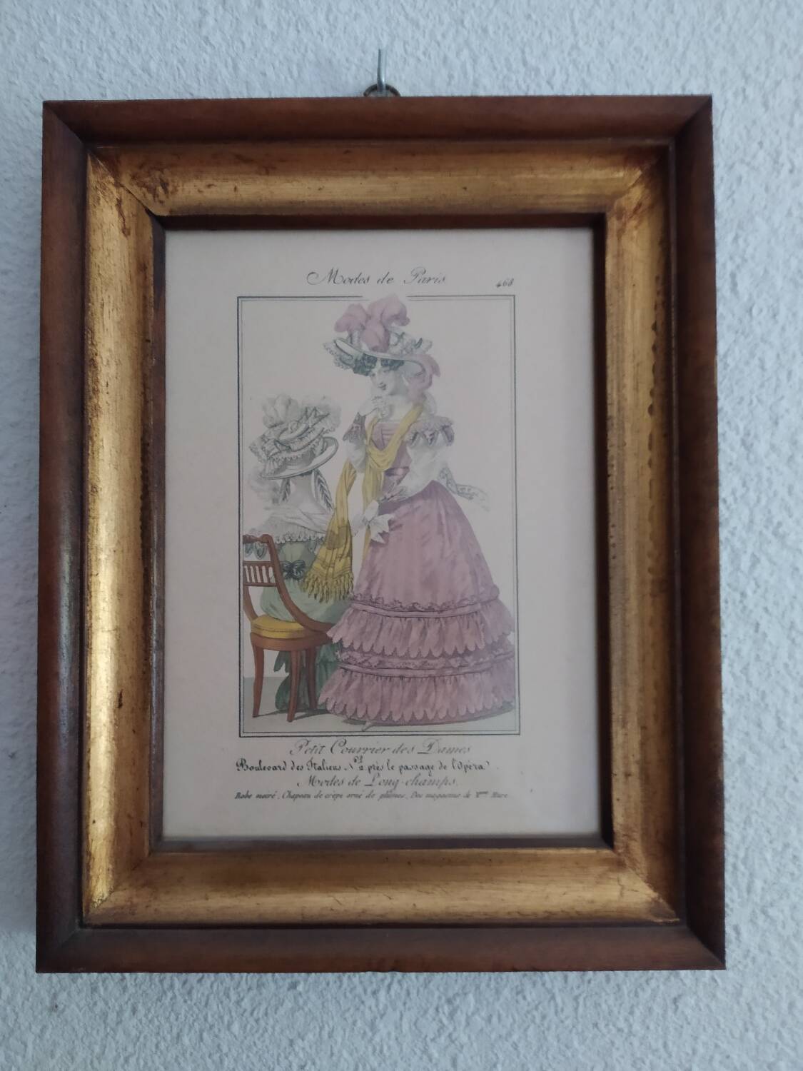 Framed fashion print