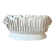 Handmade openwork ceramic fruit bowl