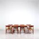 Grande table à manger extensible en palissandre brésilien par H. Sigh & Son
