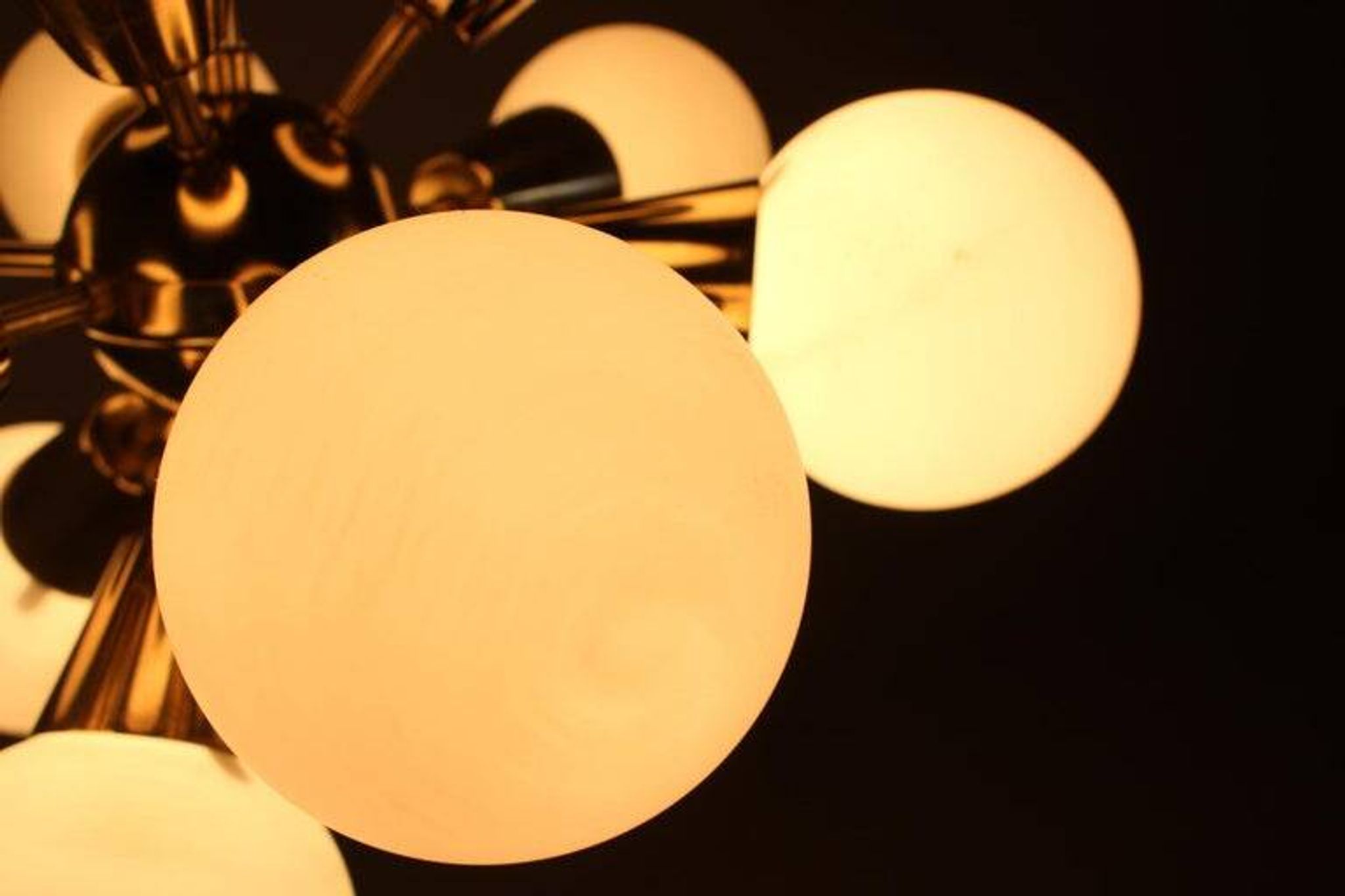 Midcentury Space Age Sputnik Chandelier Kamenický Šenov, 1970s
