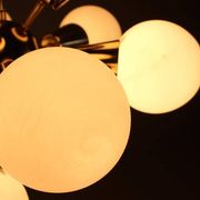 Midcentury Space Age Sputnik Chandelier Kamenický Šenov, 1970s