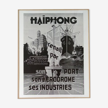 Publicité ancienne port Haiphong