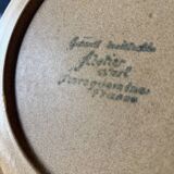 Stoneware plates from Sarreguemines