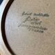 Stoneware plates from Sarreguemines