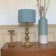 Brass ball lamp