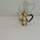 Solid brass teapot, vintage French / 20th century