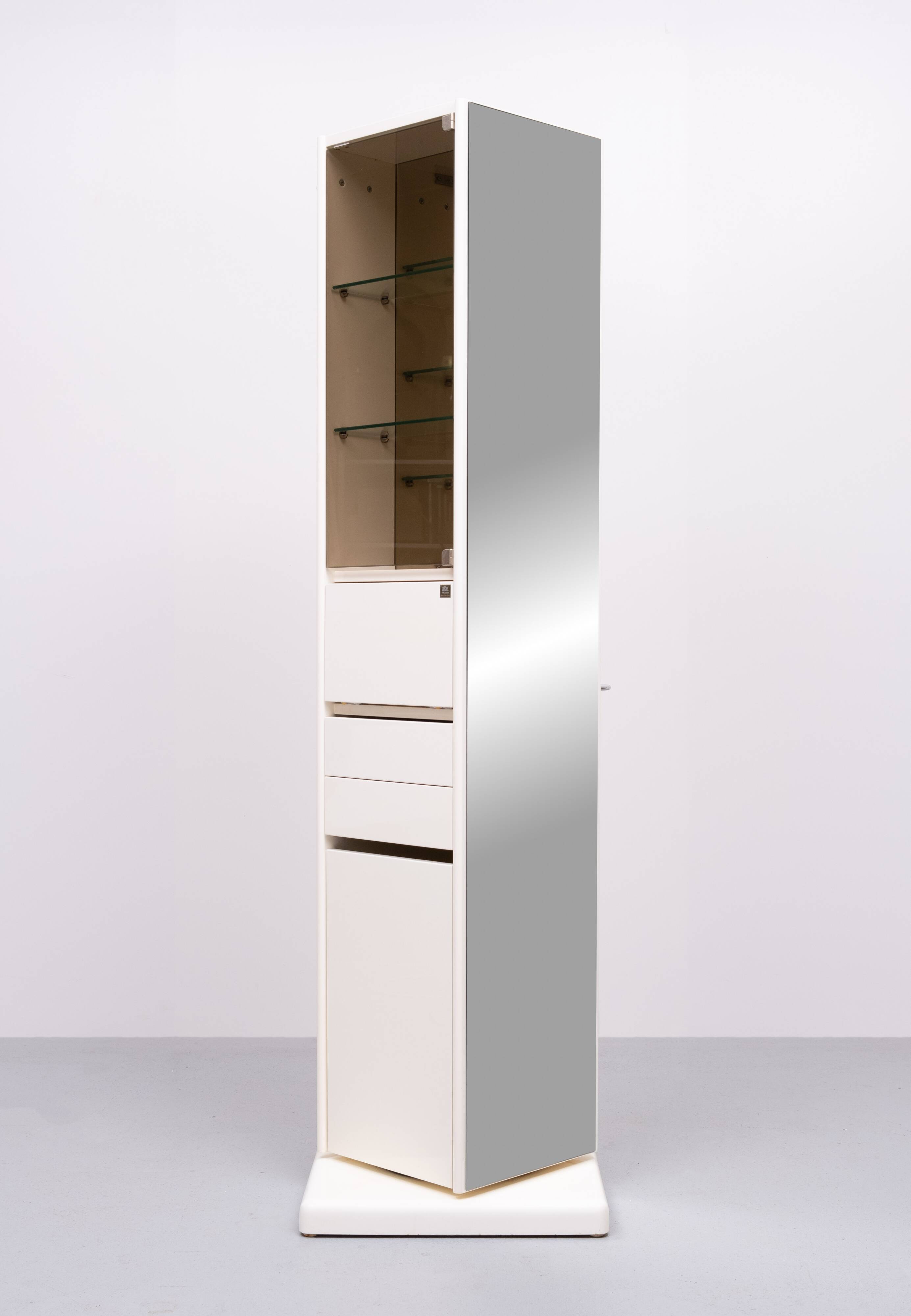Free standing revolving Bathroom cabinet by Tulli Zuccari Italy