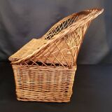 Rattan chest bench