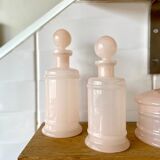 2 vials and 1 jar in powder pink opaline