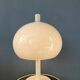 Lampe de table champignon vintage blanche Dijkstra style spatial