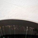 Fiber optic lamp that changes color in psychedelic kinetic style Italy 70s