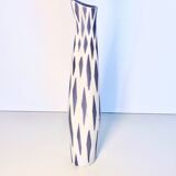 White and Blue Porcelain Vase by Jindřich Marek for Royal Dux, Czech Republ