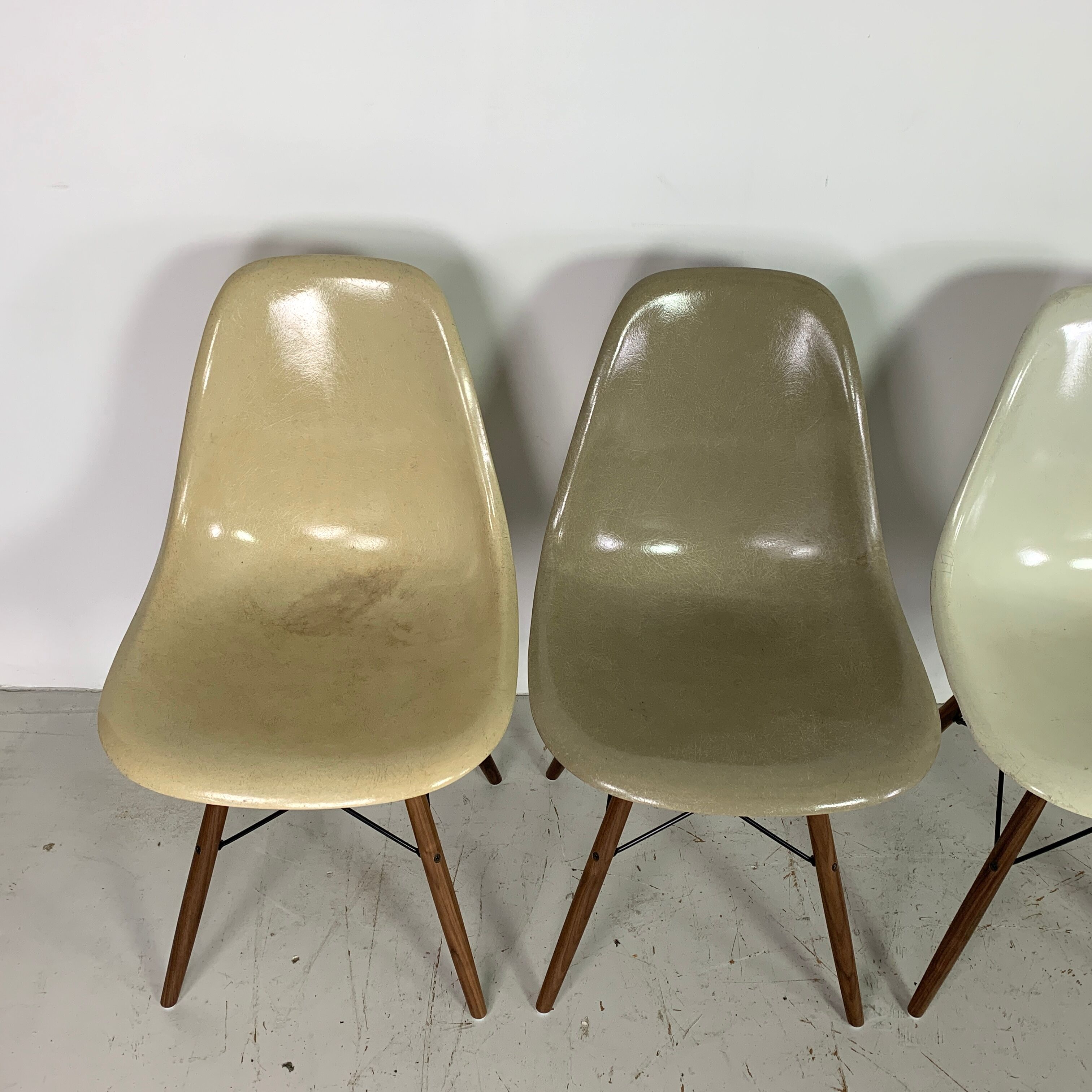DSW side chairs by Charles & Ray Eames for Herman Miller  1960