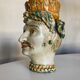 Italian ceramic vase Caltagirone Sicily 1960