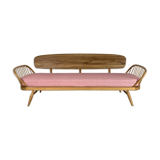 Vintage sofa ercol studio - blond and pink
