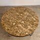 Old Italian design marble effect resin coffee table from the 70s