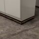 Bathroom cabinet in white metal 1960