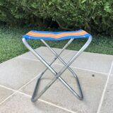 Colorful folding camping stool 70s