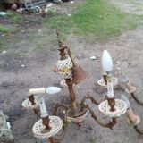 Open porcelain chandelier