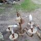 Open porcelain chandelier