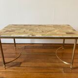 Table basse onyx & marbre